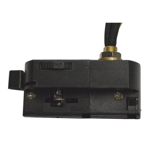 LIGHTEX ADAPTOR ЗА ПРОЖЕКТОР 4PINS КЪМ МОНОФАЗНА ШИНА 3PINS - ЧЕРЕН