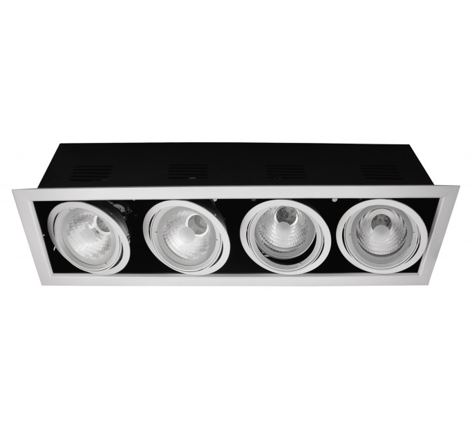 LIGHTEX ТЯЛО ЗА ВГРАЖДАНЕ КОРПУС KARDAN 4XG12 СРЕБРИСТ