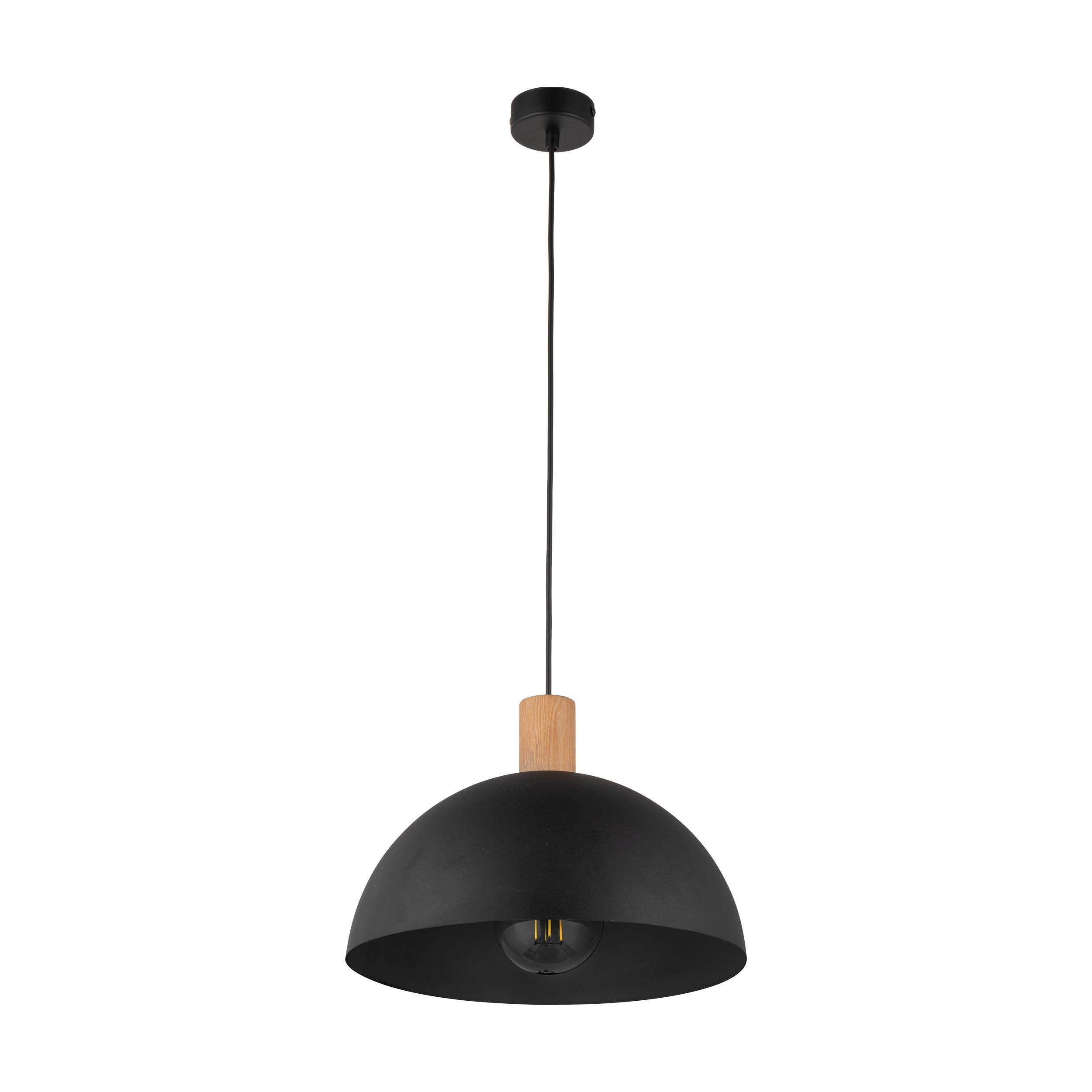 TK LIGHTING OSLO BLACK LAMPA WISZĄCA 1 PŁ
