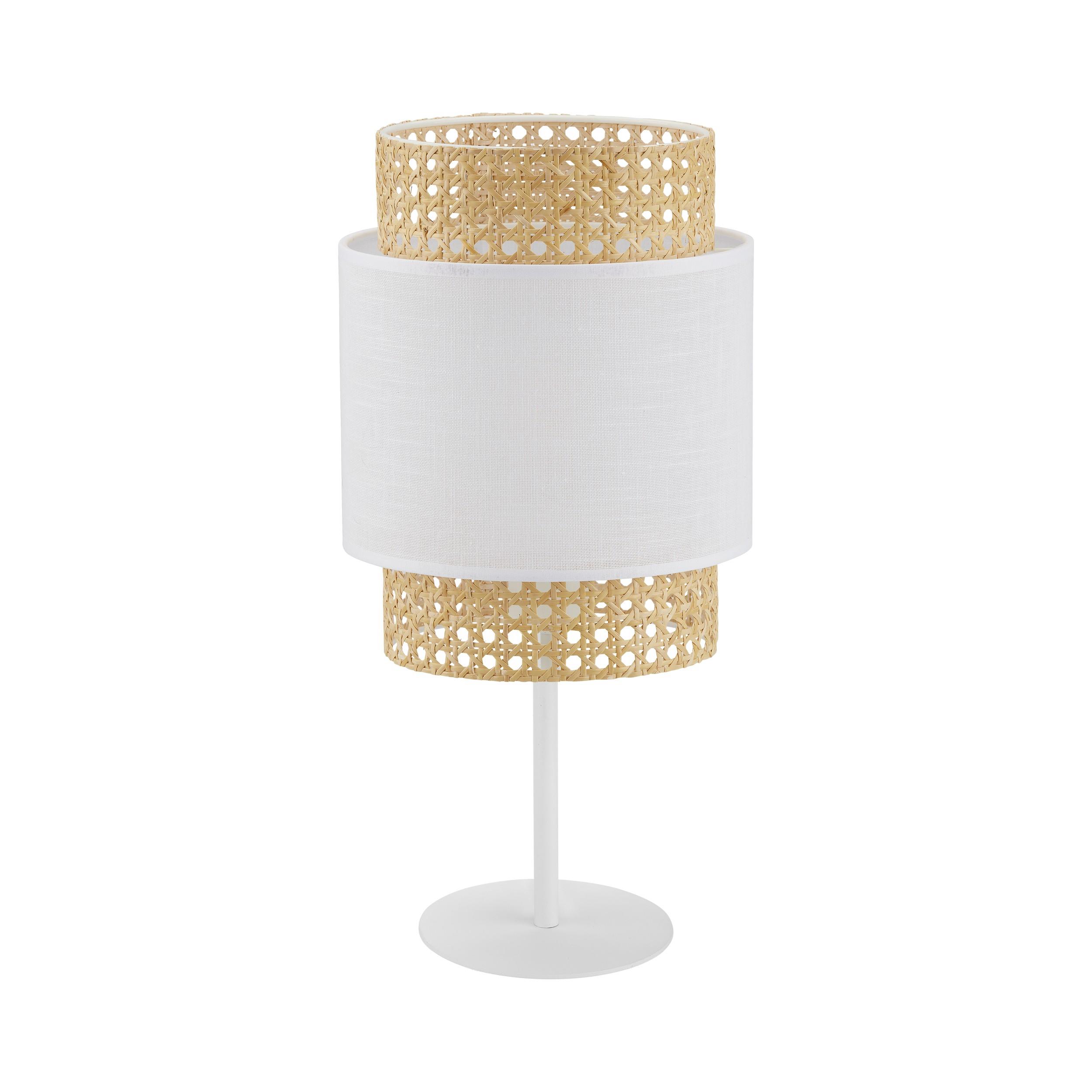 TK LIGHTING BOHO WHITE LAMPKA NOCNA 1 PŁ