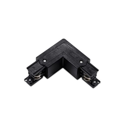 ACA LIGHTING 4WLB BLACK 90 DEGREE CONNECTOR RIGHT BLACK