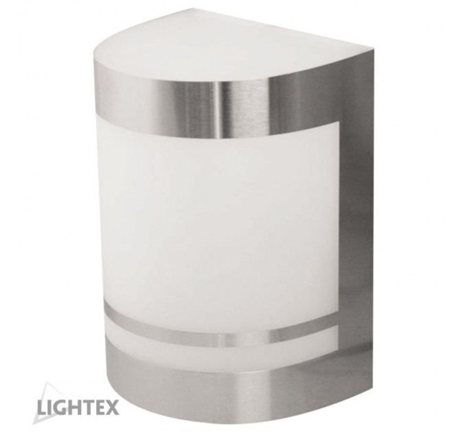 LIGHTEX АПЛИК WIND 1XE27 220V IP44 INOX LIGHTEX