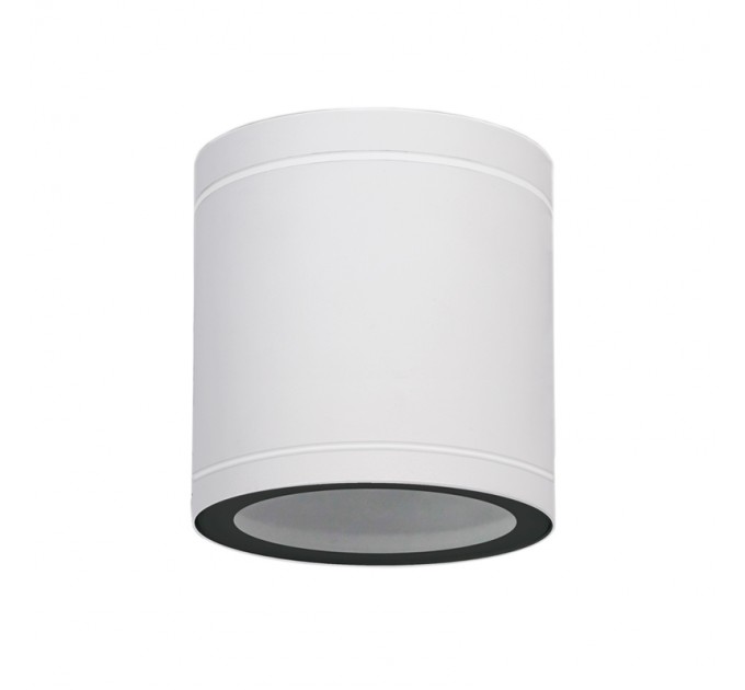 LIGHTEX ВЛАГОЗАЩИТЕНА ЛУНА ЗА ВЪНШЕН МОНТАЖ EAGLE 1XGU10 MAX.LED 7W IP65 КРЪГ БЯЛА 90X90MM LIGHTEX