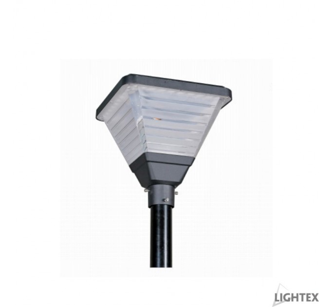 LIGHTEX LED ГРАДИНСКИ ОСВЕТИТЕЛ EL QUADRO СЪС СОЛАРЕН И ЕЛЕКТРИЧЕСКИ БЛОК 20W 5000K 1700LM IP65 400X400X410MM LIGHTEX