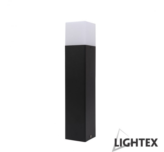 LIGHTEX ГРАДИНСКО ТЯЛО COIN H320 1XE27 IP44 ЧЕРНО LIGHTEX