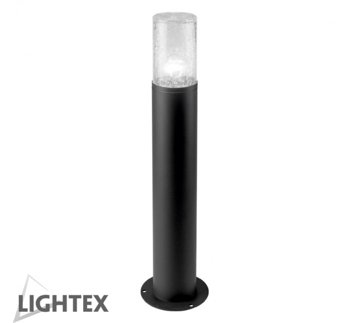 LIGHTEX ГРАДИНСКО ТЯЛО MAINZ H595 Ф90 1XE27 IP54 МАТ.ЧЕРНО LIGHTEX