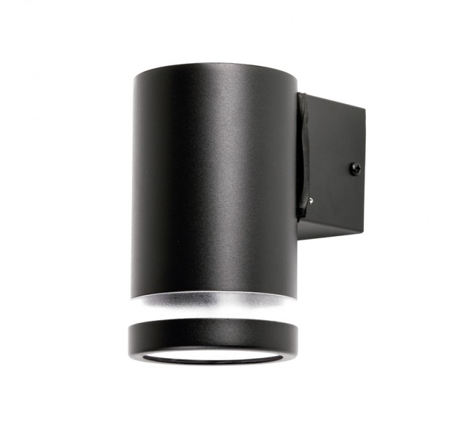 LIGHTEX ФАСАДЕН ОСВЕТИТЕЛ BALDO 1XGU10 IP54 Ф76X120X111 ЧЕРЕН LIGHTEX