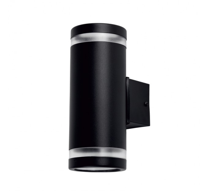 LIGHTEX ФАСАДЕН ОСВЕТИТЕЛ BALDO 2XGU10 IP54 Ф76Х190Х111 ЧЕРЕН LIGHTEX