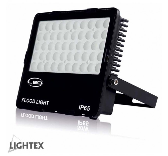 LIGHTEX LED ПРОЖЕКТОР NAMI 50W 4000K 4500LM IP65 220V ЧЕРЕН LIGHTEX