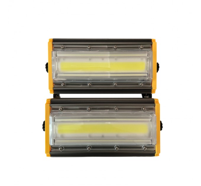 LIGHTEX LED ПРОЖЕКТОР CHOCO II 100W ПОДВИЖЕН 6000K 11000LM 220V IP65 ЖЪЛТ LIGHTEX