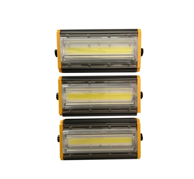 LIGHTEX LED ПРОЖЕКТОР CHOCO II 150W ПОДВИЖЕН 6000K 16500LM 220V IP65 ЖЪЛТ LIGHTEX