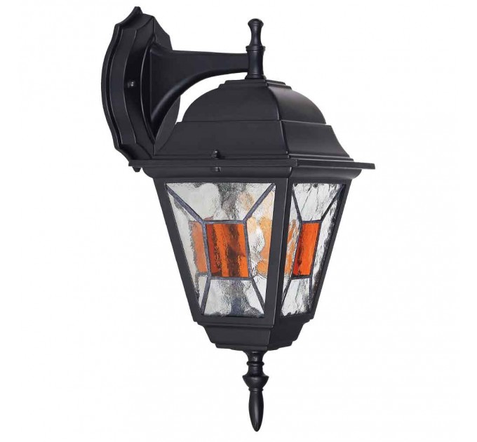 LIGHTEX ГРАДИНСКИ ФЕНЕР LUCCA II DN 1XE27 ЧЕРЕН МАТ IP44 LIGHTEX