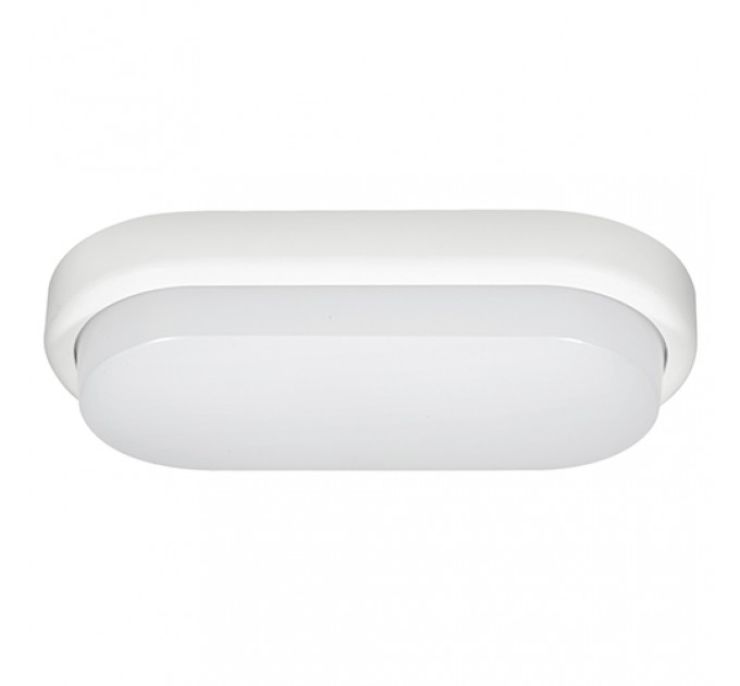 LIGHTEX LED ПЛАФОН OVAL 15W 220V 4000K 1200LM IP65 БЯЛ LIGHTEX