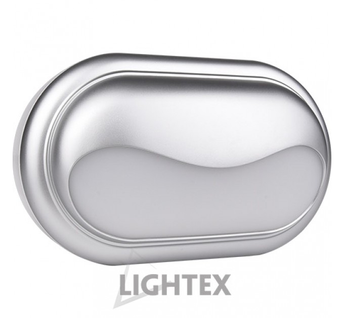 LIGHTEX LED АПЛИК ECLIPS-2 15W 220V 4000К 540LM СРЕБРО IP54 LIGHTEX