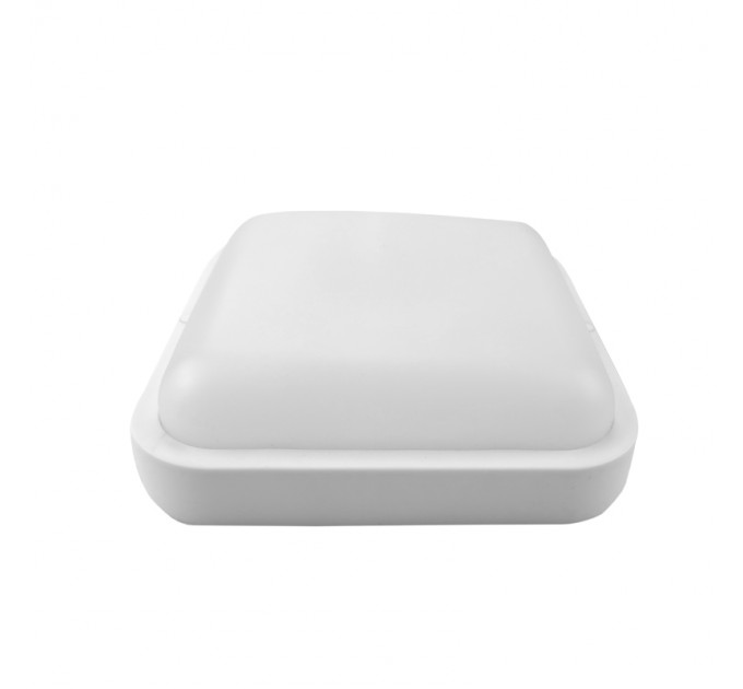 LIGHTEX LED ПЛАФОН ROKY 18W 220V 4000К 1566LM БЯЛ IP54 190X190Х55MM LIGHTEX