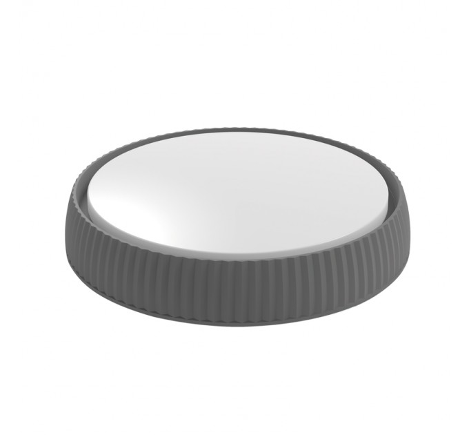 LIGHTEX LED ПЛАФОН RUDY 28W 220V 4000К 2660LM СИВ IP54 350X60MM LIGHTEX