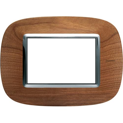 BTICINO - HB4803LCA Рамка 3М Череша Елипсовидна Дърво