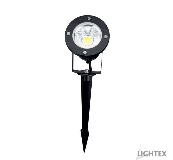 LIGHTEX LED ПРОЖЕКТОР 5W 4000K 350LM 220V IP65 АЛУМИНИЙ С КОЛЧЕ LIGHTEX