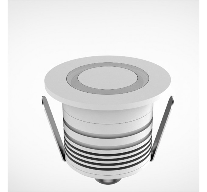 LIGHTEX LED ТЯЛО ЗА ВГРАЖДАНЕ В ЗЕМЯ NITRO 24V 3W 6000K IP67 Ф46MM X 50MM/CUT Ф47 СРЕБРО LIGHTEX