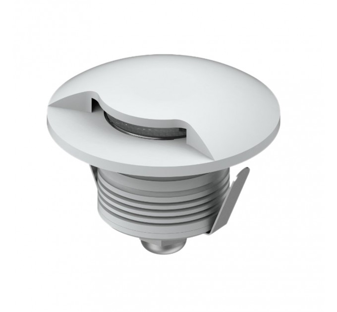 LIGHTEX LED ТЯЛО ЗА ВГРАЖДАНЕ В ЗЕМЯ NITRO 1L 24V 3W 6000K IP67 Ф60MM X 50MM/ CUT Ф47MM СРЕБРО LIGHTEX