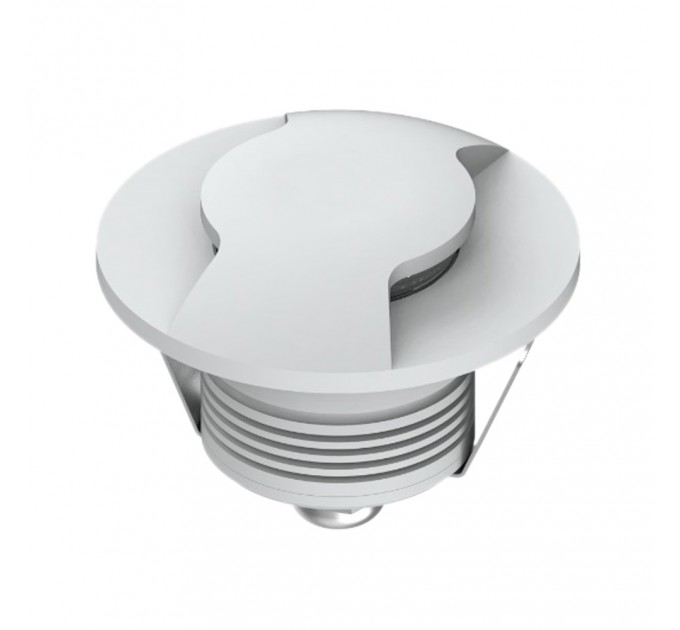 LIGHTEX LED ТЯЛО ЗА ВГРАЖДАНЕ В ЗЕМЯ NITRO 2L 24V 3W 6000K IP67 Ф60MM X 50MM/ CUT Ф47MM СРЕБРО LIGHTEX