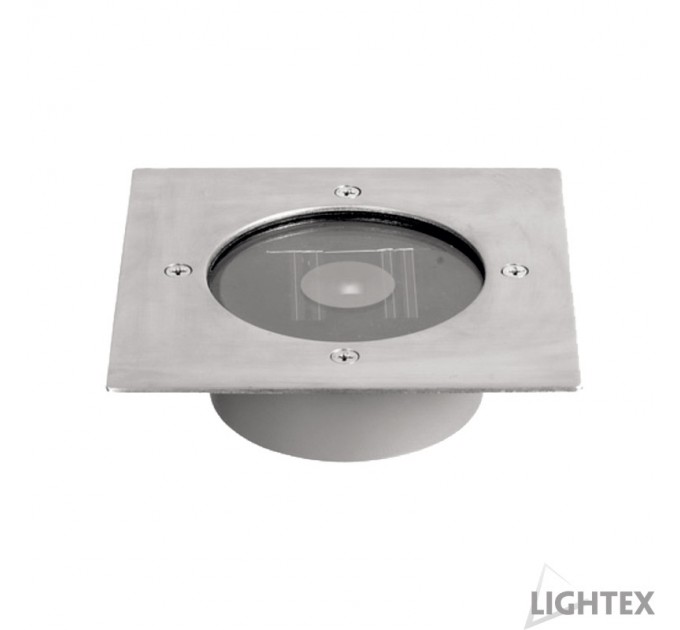 LIGHTEX LED СОЛАРЕН ОСВЕТИТЕЛ ЗА ВГРАЖДАНЕ В ЗЕМЯ 0.28W 6500K 3LM IP65 120Х120 2V LIGHTEX