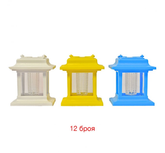 LIGHTEX LED СОЛАРЕН ФЕНЕР CUT 1 0.06W СТУДЕНА СВЕТЛИНА 1.2LM IP44 БАТЕРИЯ AA NI-MH 1.2V 100MAH 12БР. К-Т LIGHTEX