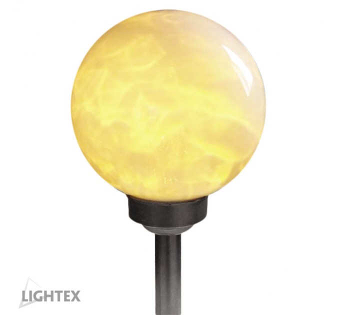 LIGHTEX LED СОЛАРНА СФЕРА ЗА ЗЕМЯ DANCE 0.2W 3000K 3LM IP44 БАТЕРИЯ ААА NI-MH 1.2V 600MAH LIGHTEX