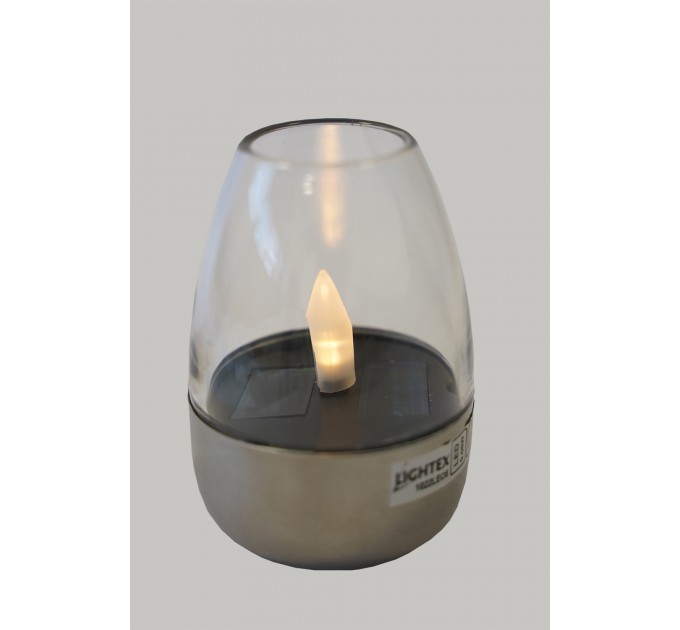 LIGHTEX LED СОЛАРНА ЛАМПА GLOWLY 0.06W 3500K IP44 БАТЕРИЯ 2 AAA NI-MH 100MAH LIGHTEX