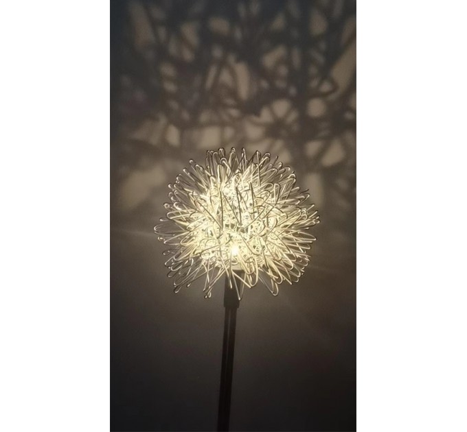 LIGHTEX LED СОЛАРНА ЛАМПА DANDELION 0.06W 5000K IP44 БАТЕРИЯ 1 AAA NI-MH 200MAH LIGHTEX