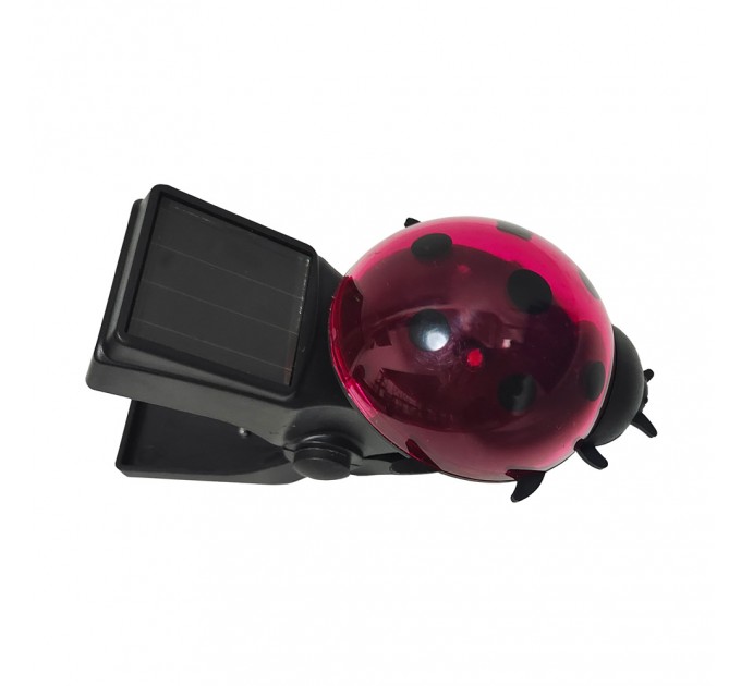 LIGHTEX LED СОЛАРНА ЛАМПА LADYBUG 0.06W 7500K IP44 БАТЕРИЯ BUTTON CELL 80MAH LIGHTEX