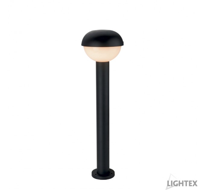 LIGHTEX LED ГРАДИНСКИ СТЪЛБ MADRID 20W SMD LED 4000K 1200LM 220V 110D IP54 МАТ.ЧЕРНО 200X600MM LIGHTEX