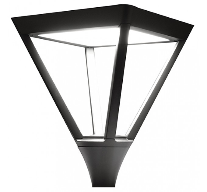 LIGHTEX LED ГРАДИНСКИ ОСВЕТИТЕЛ VANDA 45W 4000K 4000LM IP65 ЗА Ф60 LIGHTEX