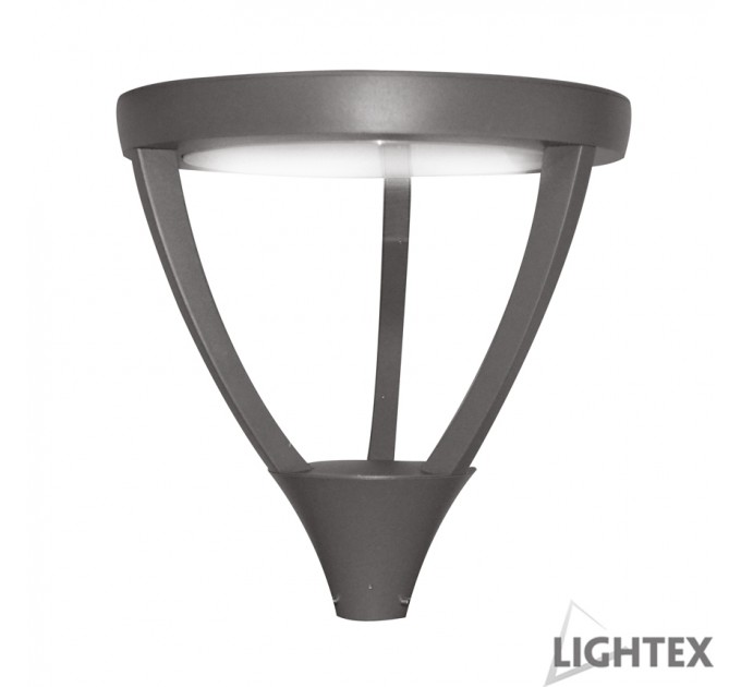 LIGHTEX LED ГРАДИНСКИ ОСВЕТИТЕЛ RANDA 70W 5500K 6500LM IP65 ЗА Ф50ММ LIGHTEX
