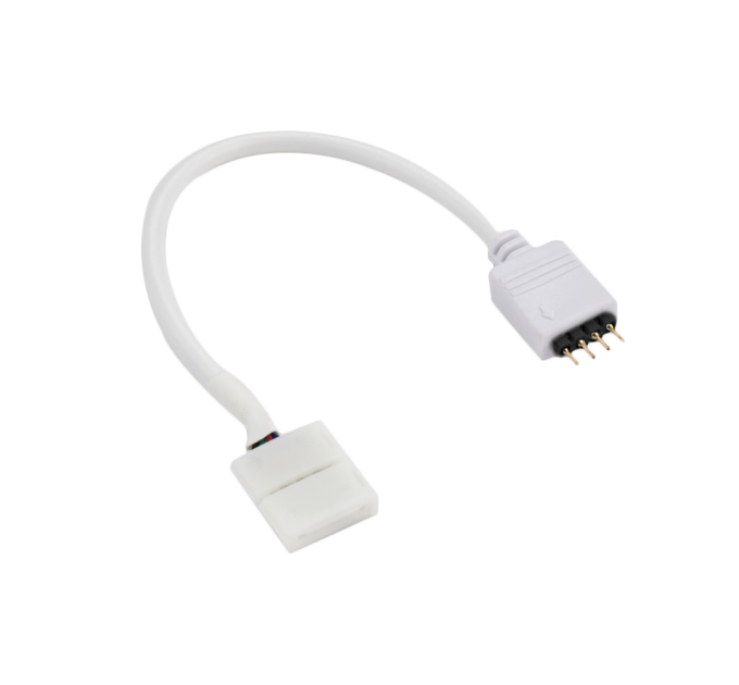 LIGHTEX КОНЕКТОР С КАБЕЛ ЗА СВЪРЗВАНЕ НА КОНТРОЛЕР С RGB LED ЛЕНТА SMD5050 10MM