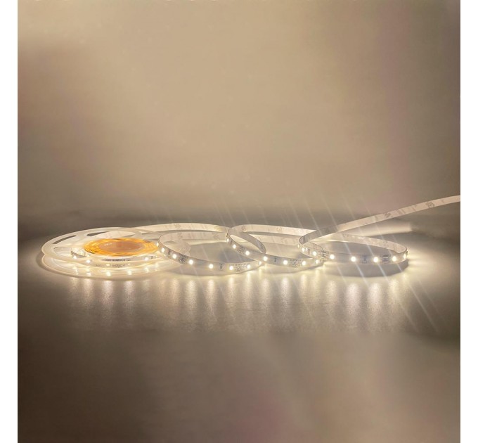 LIGHTEX LED ЛЕНТА 2835 60БР/М 12V DC 4.8W/M 102LM/W 3000K IP20 8ММ LIGHTEX /ОПАКОВКА 5М/