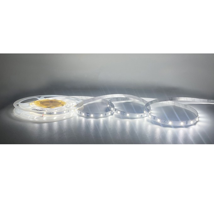 LIGHTEX LED ЛЕНТА 2835 60БР/М 12V DC 4.8W/МЕТЪР 106LM/W 6000K IP20 8ММ LIGHTEX /ОПАКОВКА 5М/