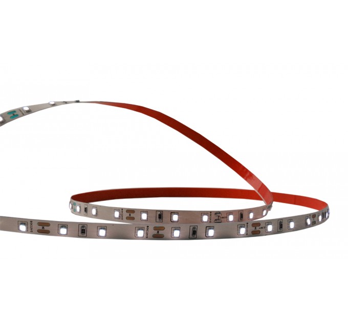 LIGHTEX LED ЛЕНТА 2835 60БР/М 12V DC 4.8W/МЕТЪР 100LM/W ЧЕРВЕНА IP20 8ММ LIGHTEX /ОПАКОВКА 5М/