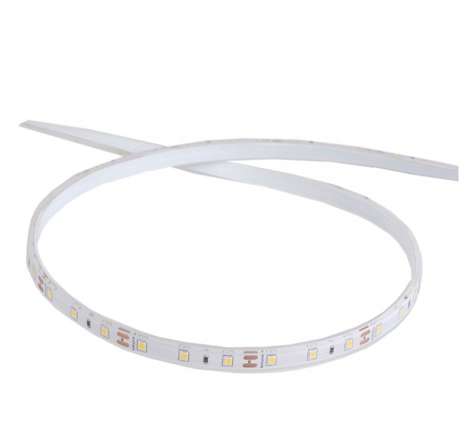 LIGHTEX LED ЛЕНТА ВЛАГОЗАЩИТЕНА 2835 60БР/М 12V DC 4.8W/M 106LM/W CW 6000K IP68 СИЛИКОНОВО ПОКРИТИЕ И ЛЕПИЛО 10ММ LIGHTEX /ОПАКОВКА 5М/