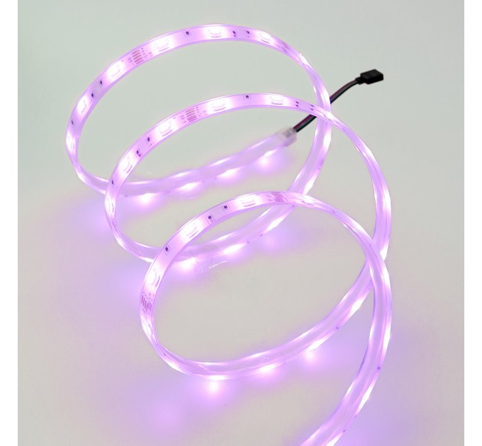 LIGHTEX LED ЛЕНТА ВЛАГОЗАЩИТЕНА 5050 30БР/М 12V DC 7.2W 10LM/W RGB IP68 СЪС СИЛИКОНОВО ПОКРИТИЕ И ЛЕПИЛО 12ММ LIGHTEX /ОПАКОВКА 5М/