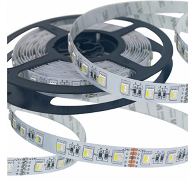 LIGHTEX LED ЛЕНТА 5050 60БР/М 24V DC 12W/M 23LM/W RGBW IP20 12ММ LIGHTEX /ОПАКОВКА 5М/