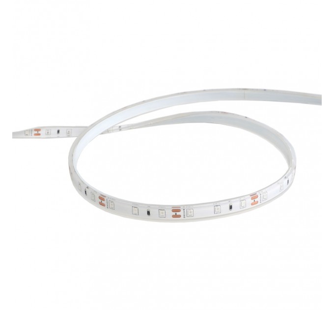 LIGHTEX LED ЛЕНТА ВЛАГОЗАЩИТЕНА 2835 120БР/М 24V DC 9.6W 112LM/W CW 6000K IP68 СЪС СИЛИКОНОВО ПОКРИТИЕ И ЛЕПИЛО 10ММ LIGHTEX /ОПАКОВКА 5М/