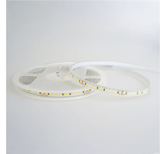 LIGHTEX LED ЛЕНТА ВЛАГОЗАЩИТЕНА 2835 168БР/М 24V DC 15W/M 100LM/W CCT IP68 10MM СЪС СИЛИКОНОВО ПОКРИТИЕ И ЛЕПИЛО LIGHTEX /ОПАКОВКА 5М/