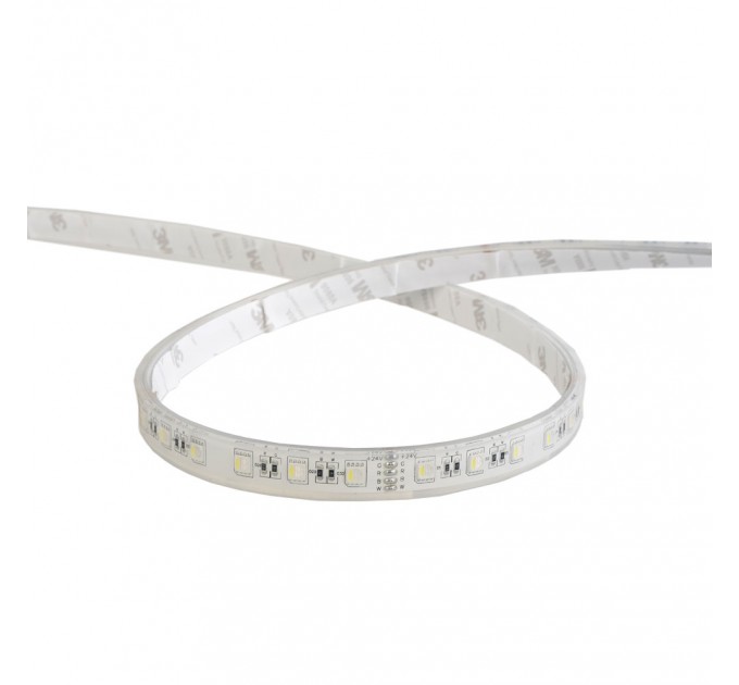 LIGHTEX LED ЛЕНТА ВЛАГОЗАЩИТЕНА 5050 60БР/М 24V DC 12W/M 23LMW/W RGBW IP68 СЪС СИЛИКОНОВО ПОКРИТИЕ И ЛЕПИЛО 16ММ LIGHTEX /ОПАКОВКА 5М/