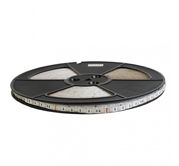 LIGHTEX LED ЛЕНТА 5050 60БР/М 24V DC 14.4W 10LM/W RGB IP68 12MM СЪС СИЛИКОНОВО ПОКРИТИЕ И 3M ЛЕНТА 30М В КУТИЯ LIGHTEX