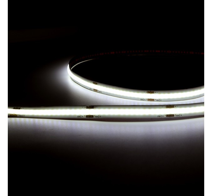 LIGHTEX LED ЛЕНТА 320 COB 24V DC 12W/M 100LM/W 4000K IP20 8ММ LIGHTEX /ОПАКОВКА 5М/