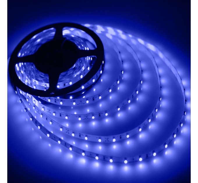 LIGHTEX LED ЛЕНТА 3528 60БР/М 12VDC 4.8W/МЕТЪР IP44 120D СИНЯ 240LM/M 1М. LIGHTEX