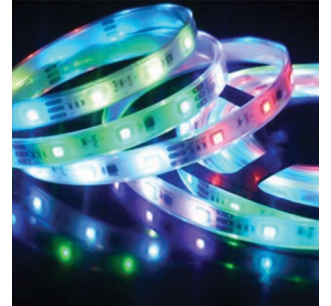 LIGHTEX ДИГИТАЛНА LED ЛЕНТА 12V DC 5050 60БР/М 3ЧИПА 840LM/M LIGHTEX /ОПАКОВКА- 5М./