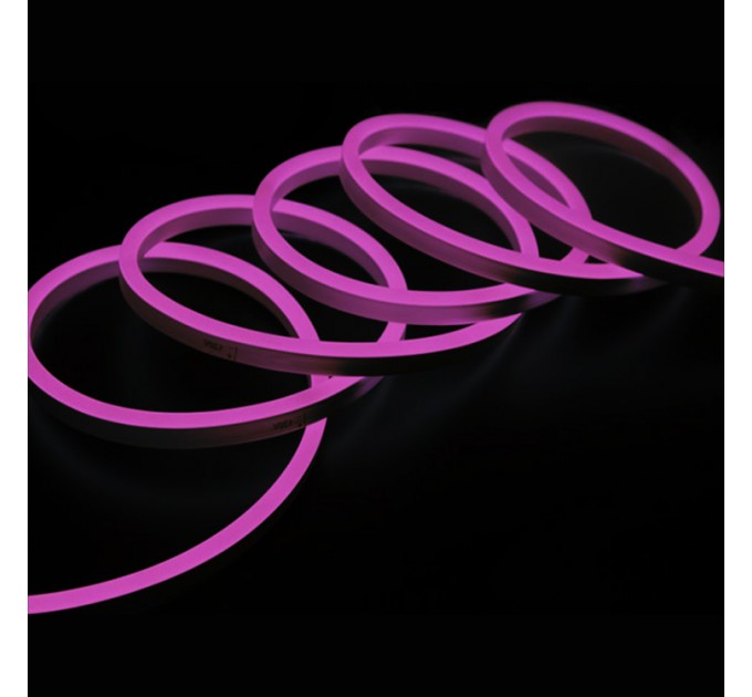 LIGHTEX LED СВЕТЕЩ КАБЕЛ 2835 COLOR 120LED/МЕТЪР 6W/МЕТЪР 6X12ММ ЛИЛАВ 360LM/M IP65 5М СЪС ЗАХРАНВАНЕ LIGHTEX