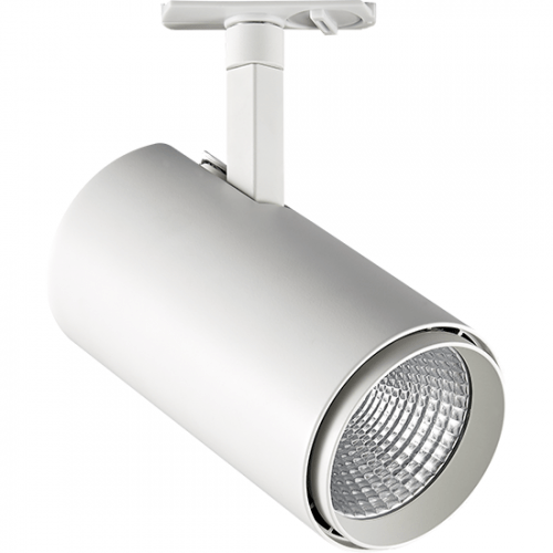 ACA LIGHTING РЕЛСОВ ПРОЖЕКТОР LED 30W 3000K ЗА МОНОФАЗНА ШИНА БЯЛ IDA3030W2